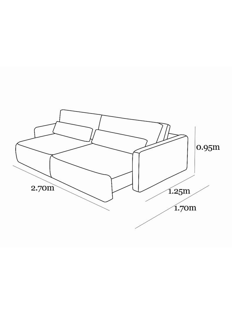 Sofá Siena Extensible y Reclinable 125 - 170 cm-1