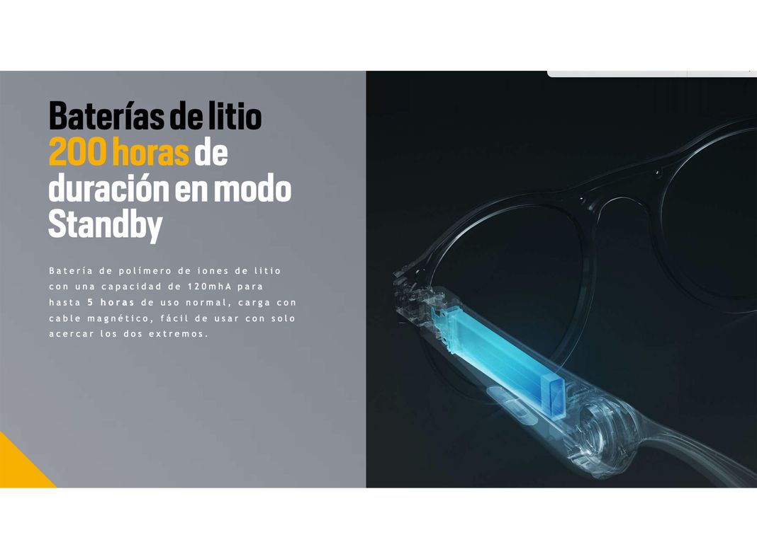 Lentes BeatGlazz con Audio Wireless SQ-2