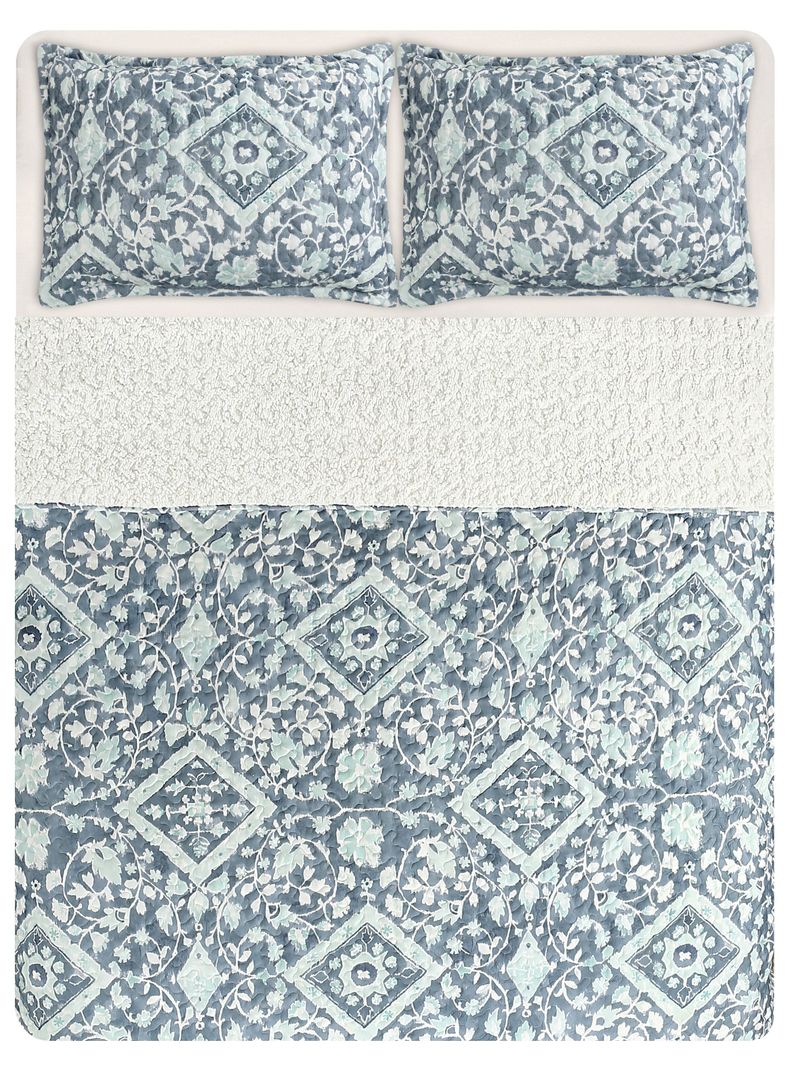Quilt Boho Sherpa 2 Plazas-3