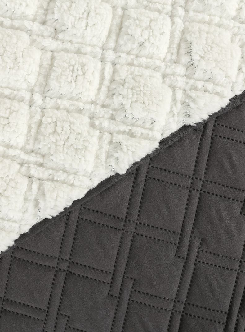 Quilt Unicolor Sherpa 1.5 Plazas-1