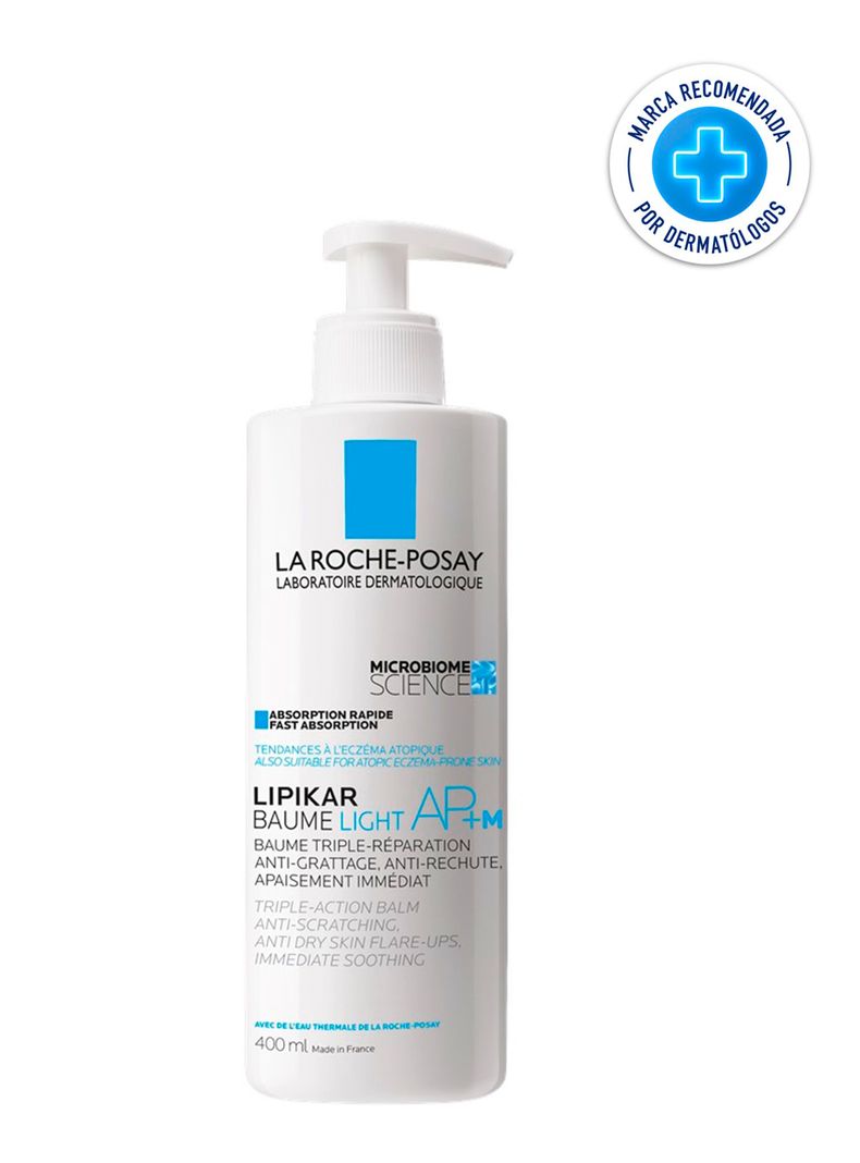 Bálsamo Hidratante Lipikar Baume Light AP+ M 400 ml-1