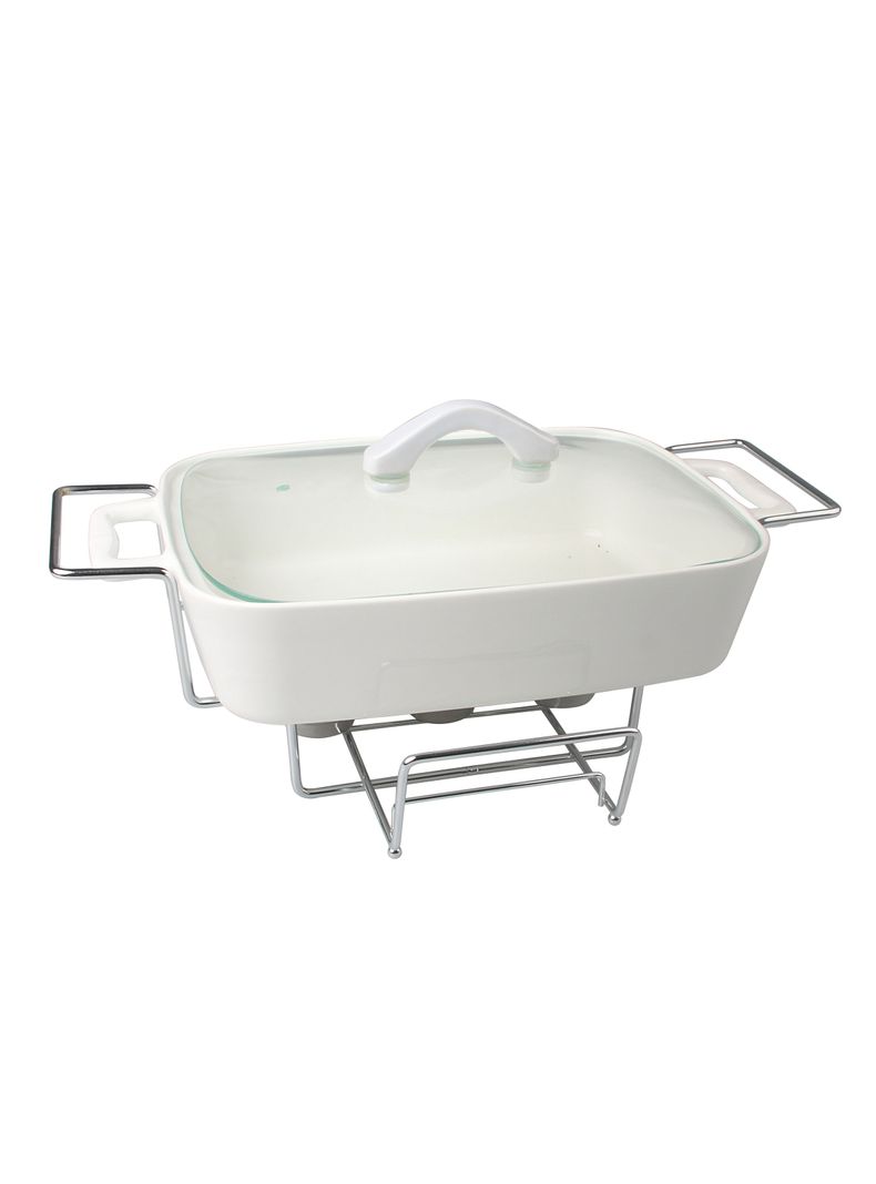Fuente de Horno Rectangular con Base Metálica-1