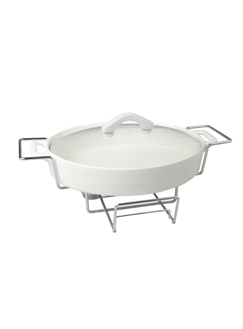 Fuente de Horno Ovalada + Base Metálica-1