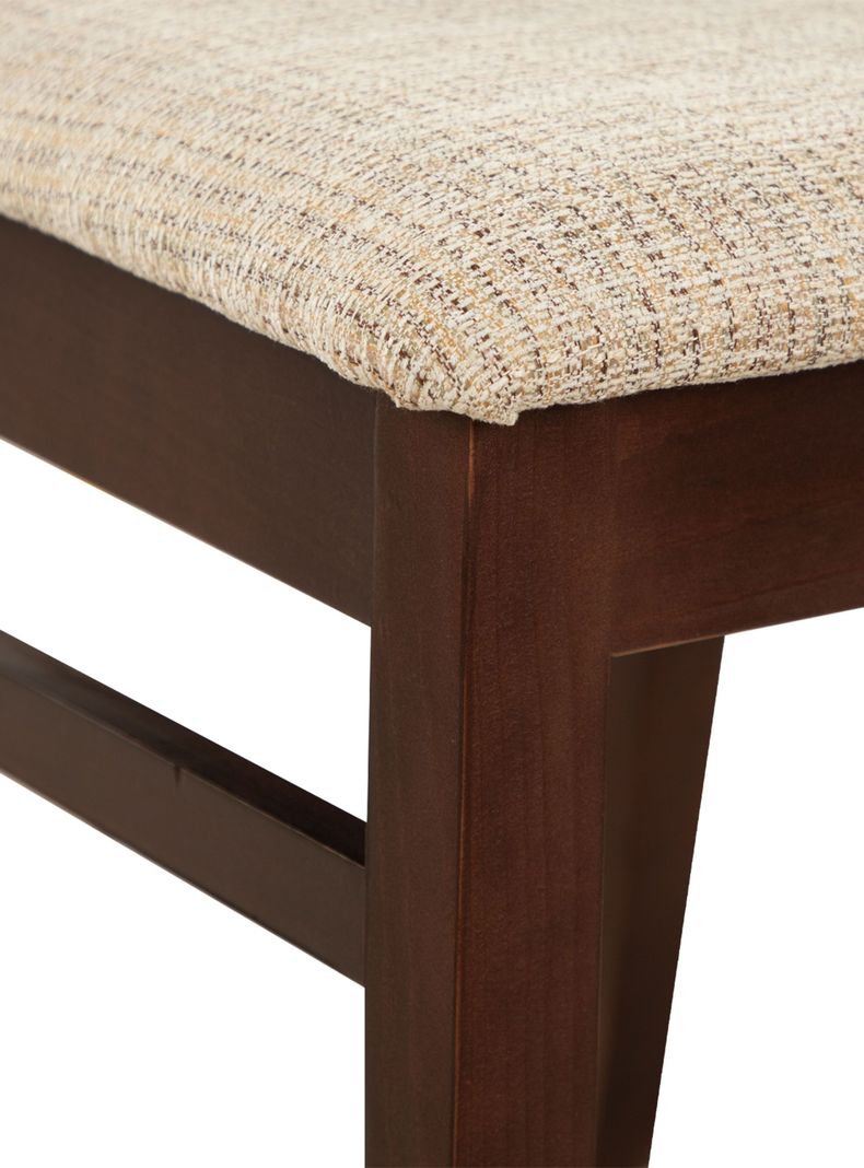 Juego de Comedor Ñuble Vidrio + 6 Sillas Chocolate Beige-5