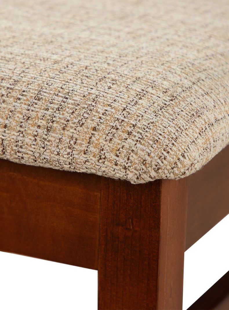 Juego Comedor Ñuble Vidrio Caramelo + 6 Sillas Beige-5