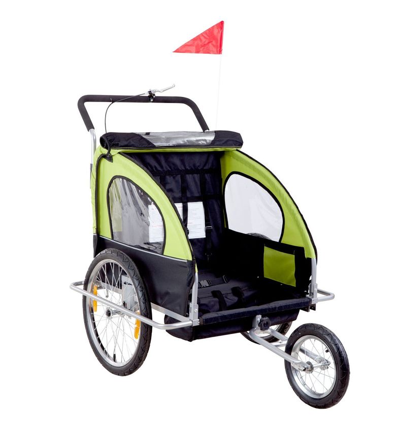 Baby Kidscool Trailer V1 Verde-0