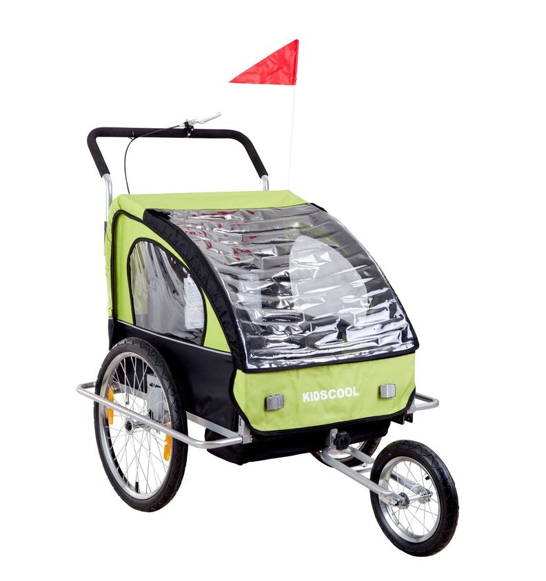 Baby Kidscool Trailer V1 Verde-2