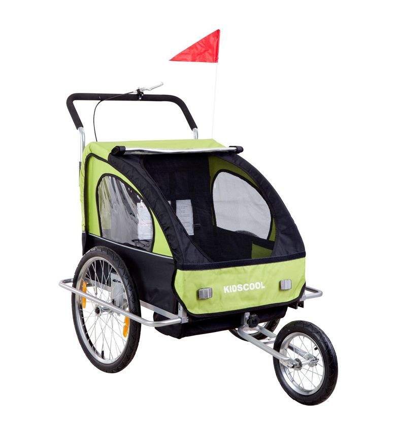 Baby Kidscool Trailer V1 Verde-1
