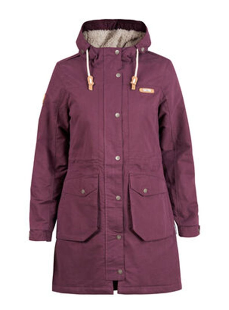 Parka Peumo Canvas Hoody Negro Mujer-0