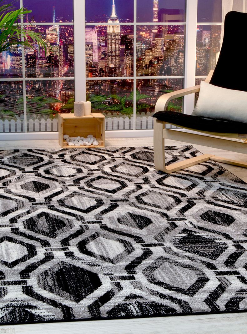 Alfombra Living-Comedor Elite 240 x 305 cm Gris-2