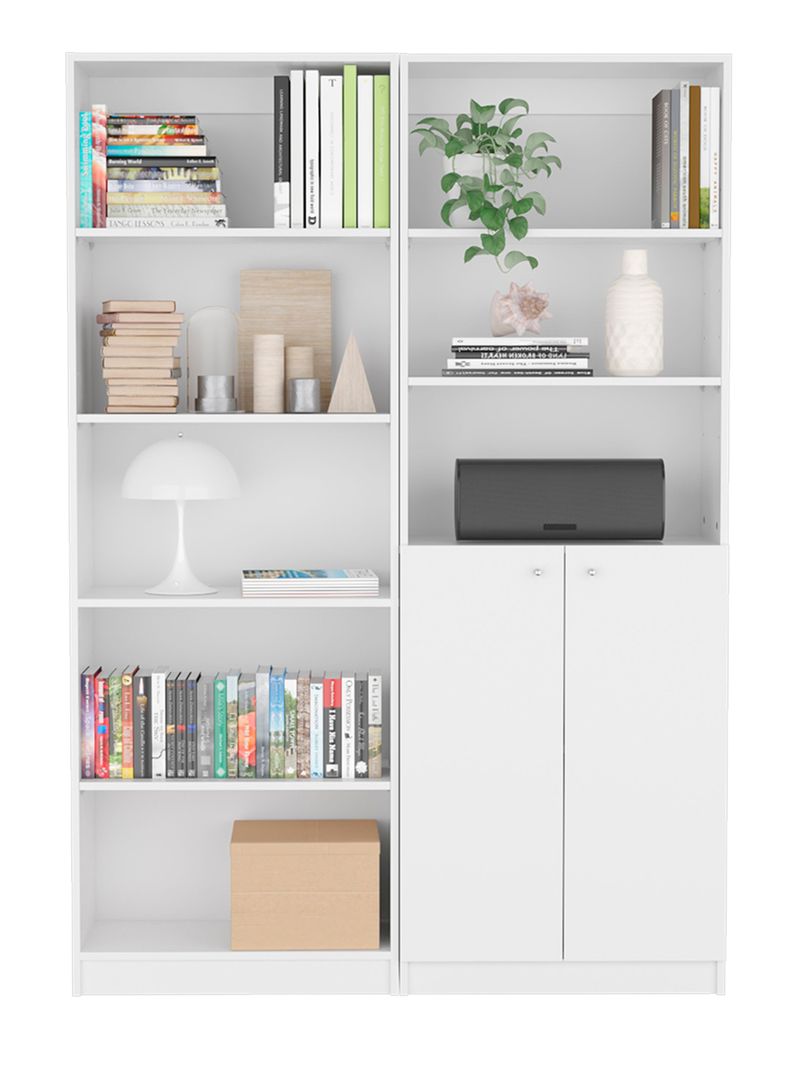 Combo Estante 62 cm + Estante 2 Puertas-0