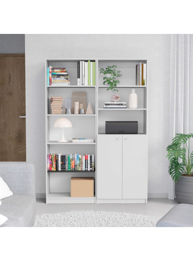 Combo Estante 62 cm + Estante 2 Puertas-4