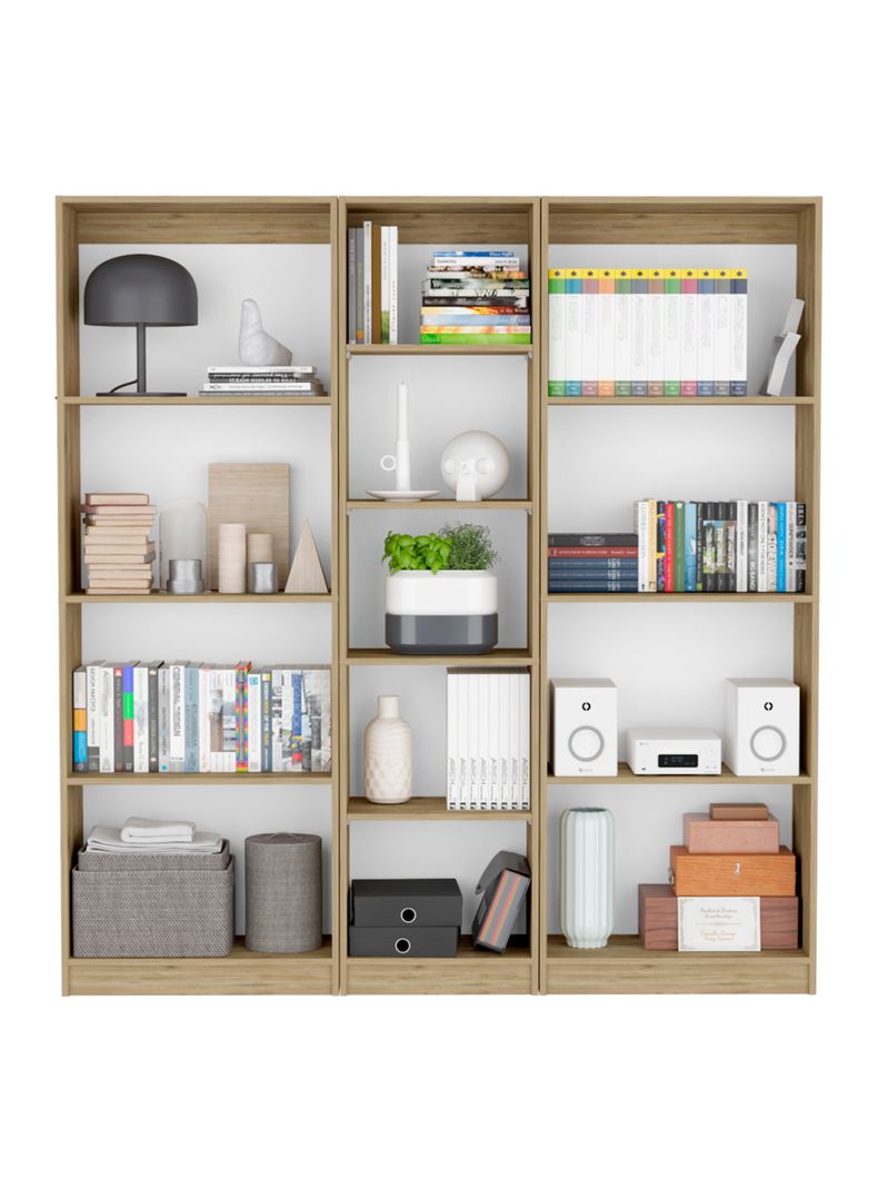 Combo 2 Estante 4 Repisas + Estante 45 cm Beige