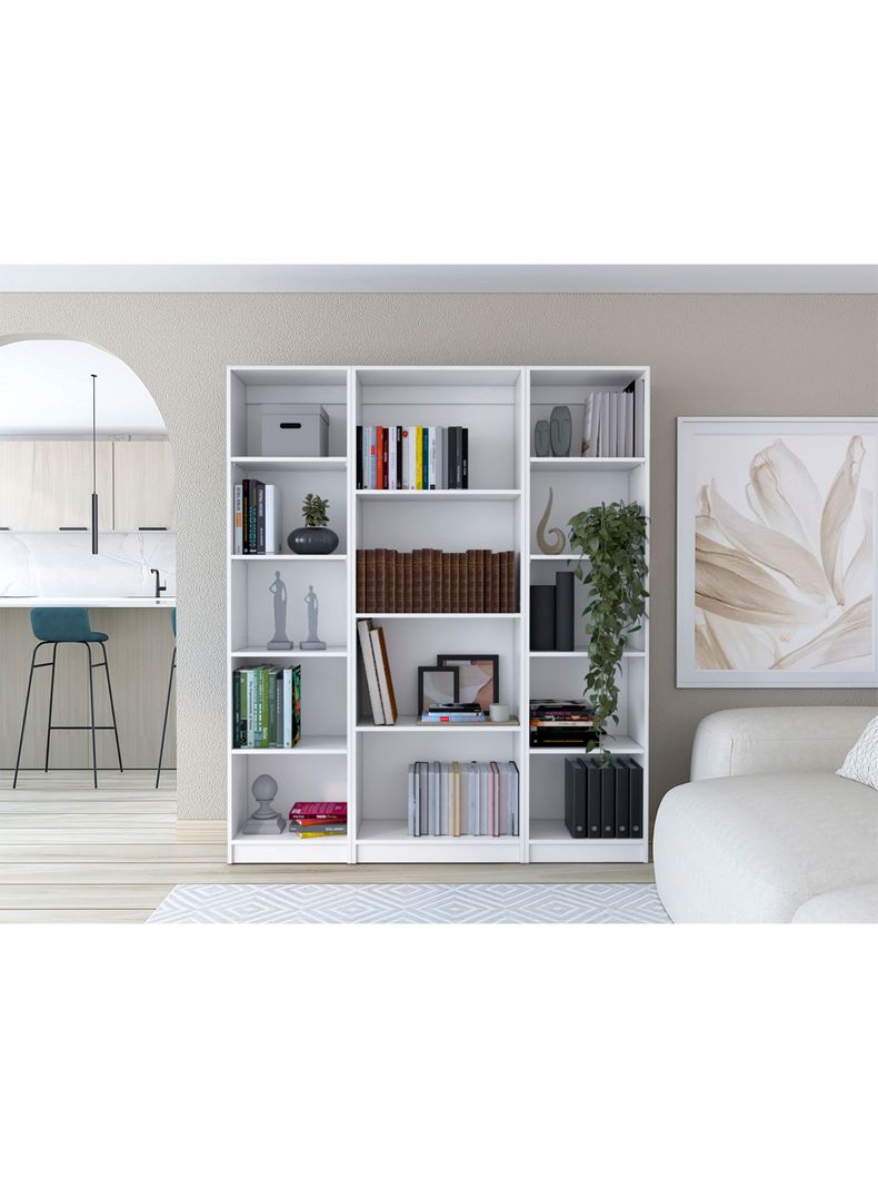 Combo 2 Estantes 45 cm + Estante 4R Home-4