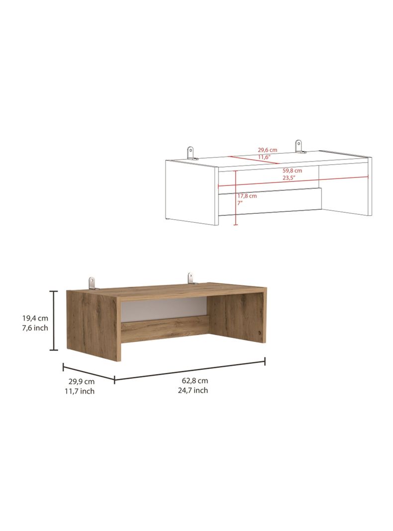 Combo Home Estante 5 Repisas + Complemento-3