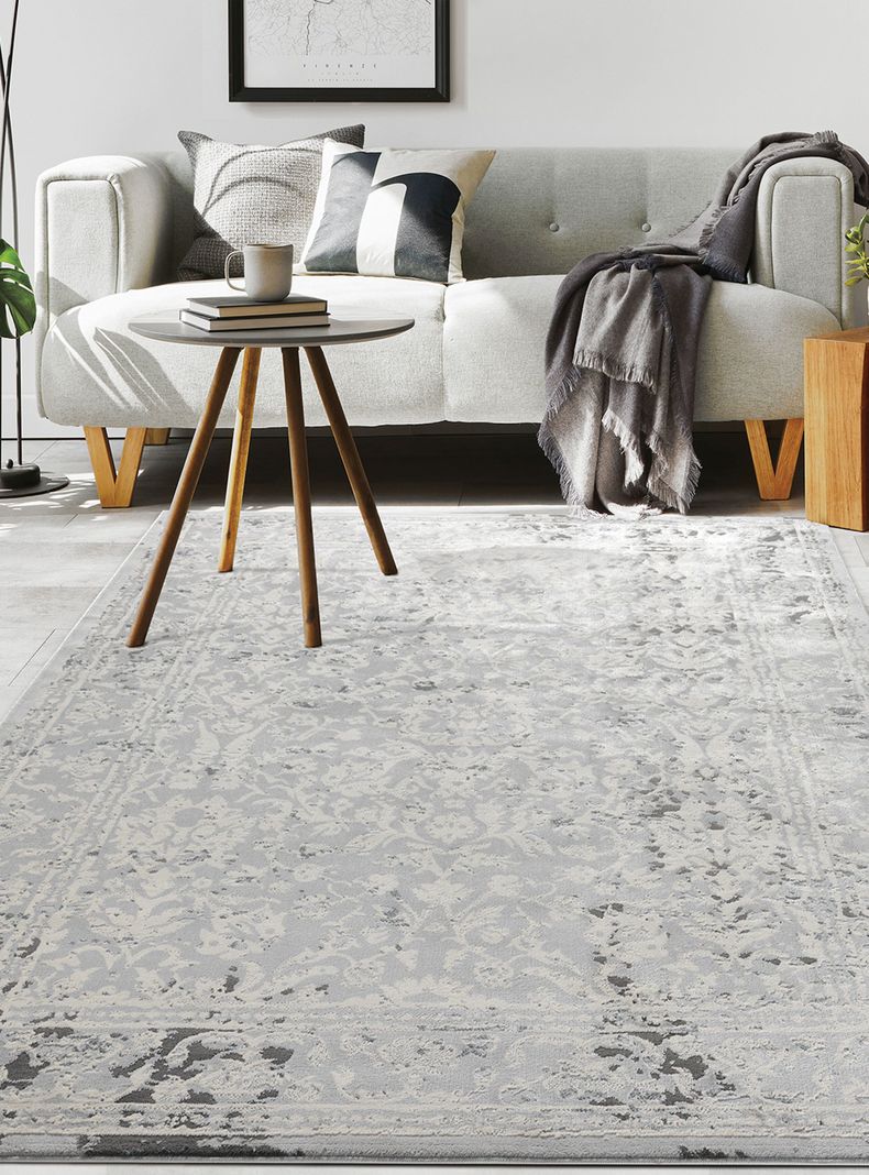 Alfombra 240 x 305 cm Babil D3 Gris-2