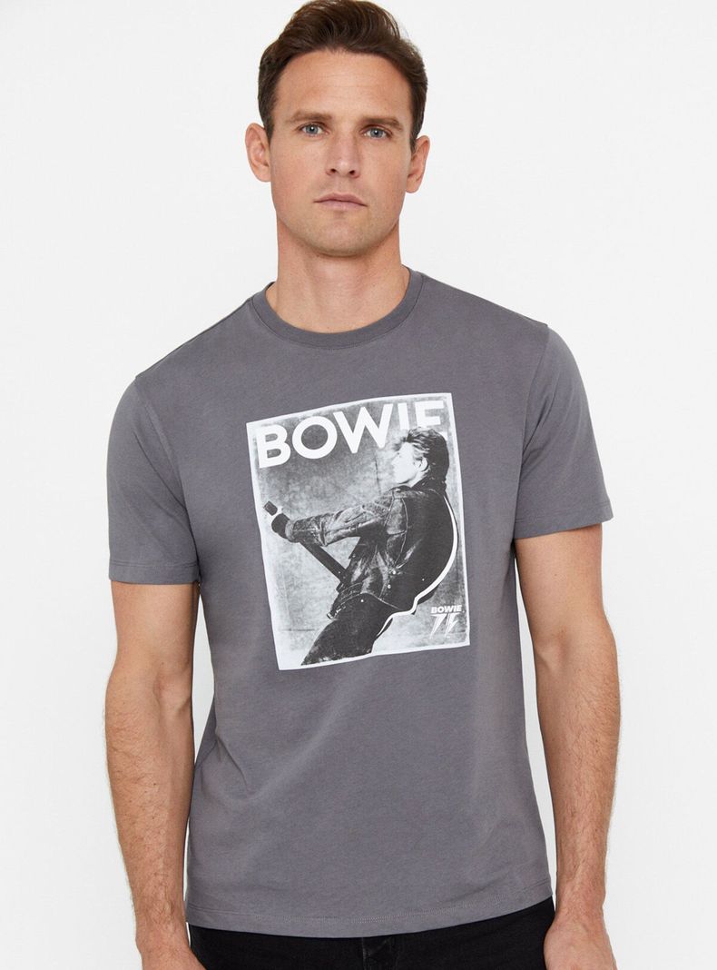 Polera Print David Bowie-0