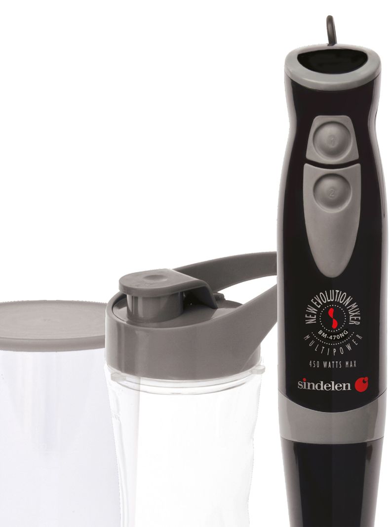 Batidora Vertical Minipimer 600 ml BM-470NG Negro-1