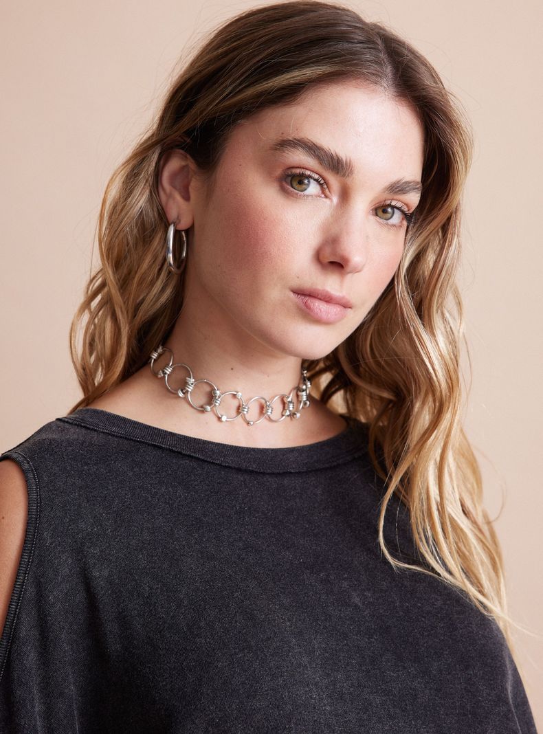 Collar Choker Argollas