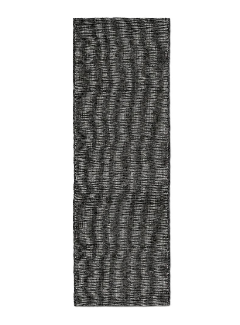 Alfombra Lana 80x240 cm Stitch Gris-0