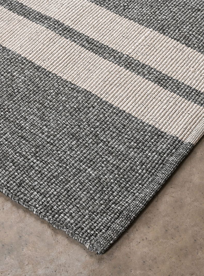 Alfombra Outdoor 170x240 cm Stripes Gris-1