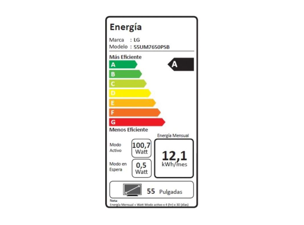 LED Smart TV 55" UHD 4K 55UM7650-6