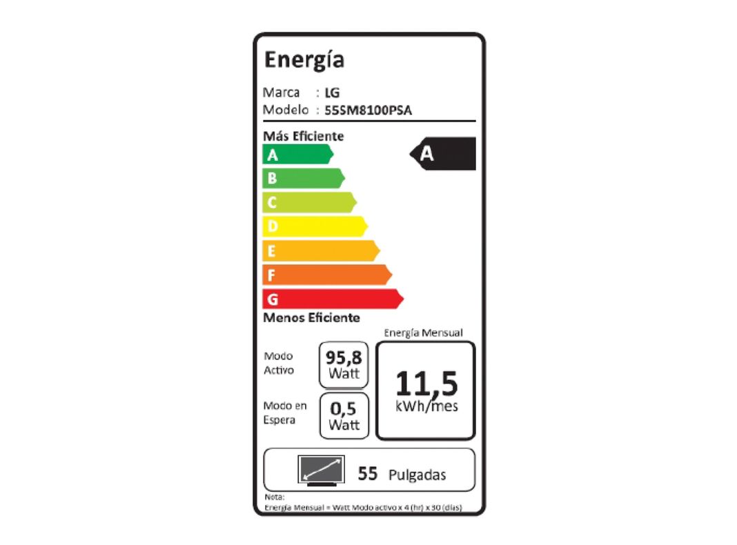 NanoCell Smart TV LG 55" UHD 4K 55SM8100-6