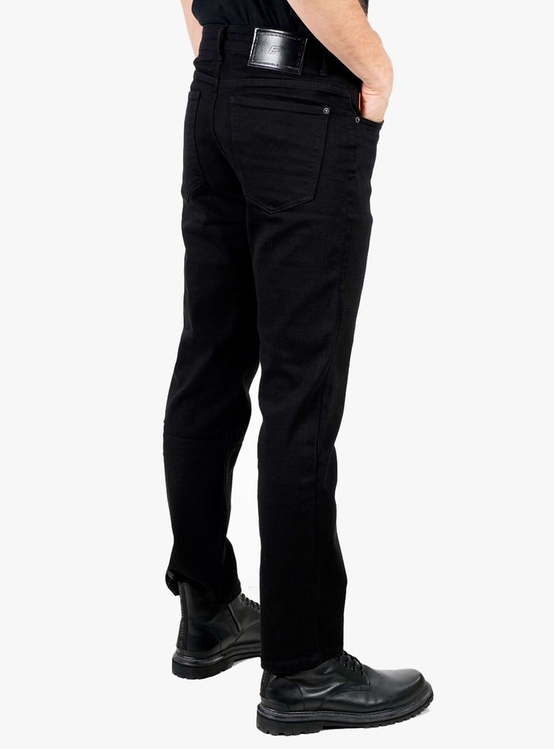 Jeans Básico Straight Tiro Alto Lagoon Elastic-1