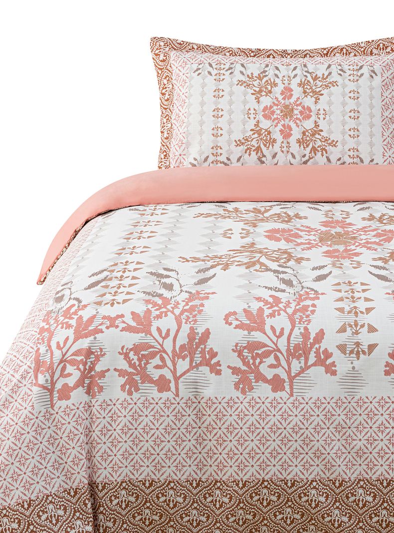 Funda Plumón Boho Flor 1.5 Plazas-0