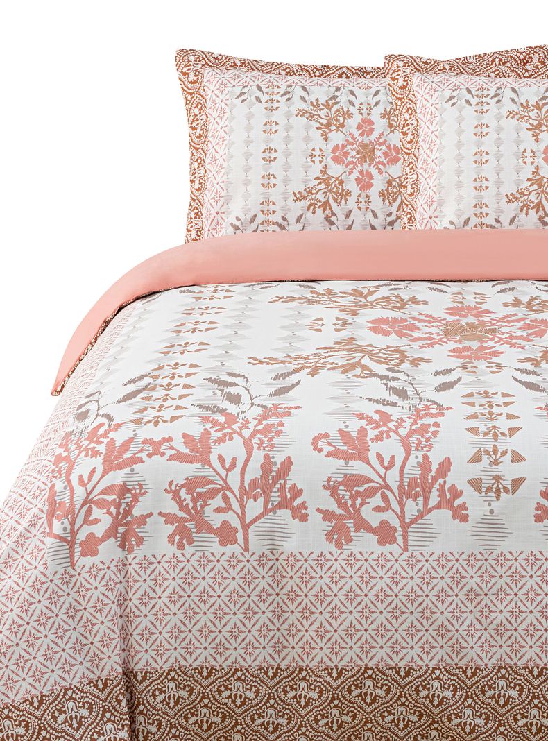 Funda Plumón Boho Flor Súper King-0