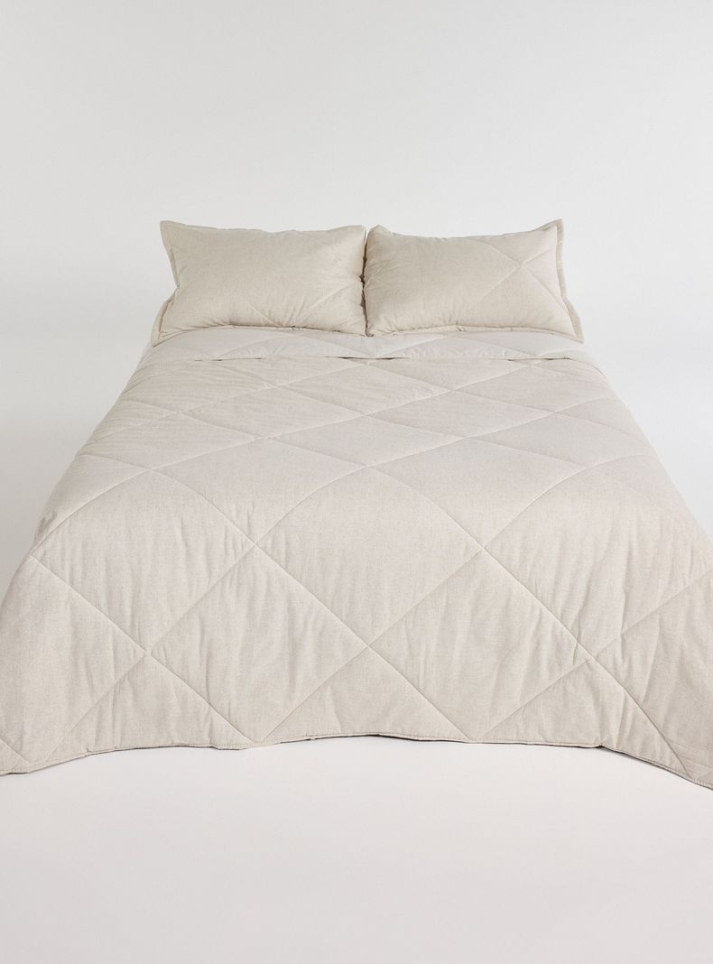 Quilt Rombos Lino King-0