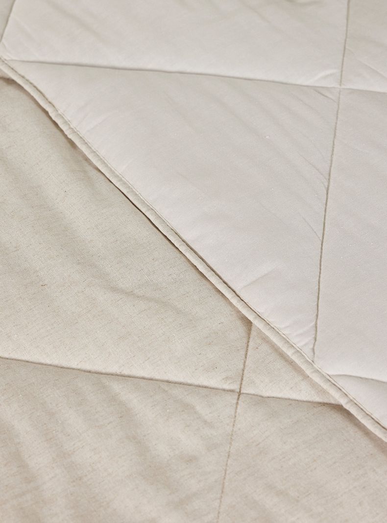 Quilt Rombos Lino King-2