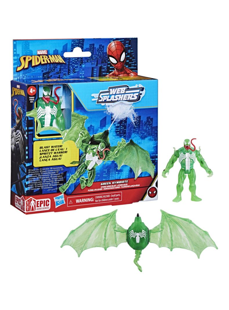 Set Spiderman Hidroataque Aéreo de Simbionte Verde-1