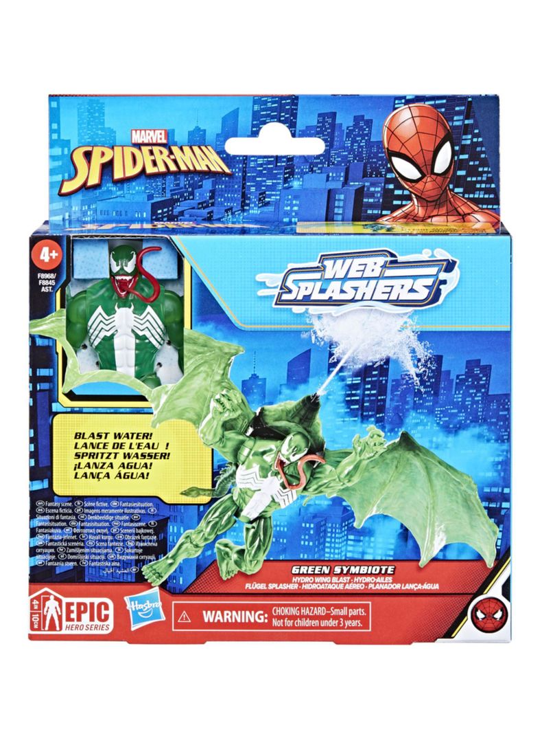 Set Spiderman Hidroataque Aéreo de Simbionte Verde-2