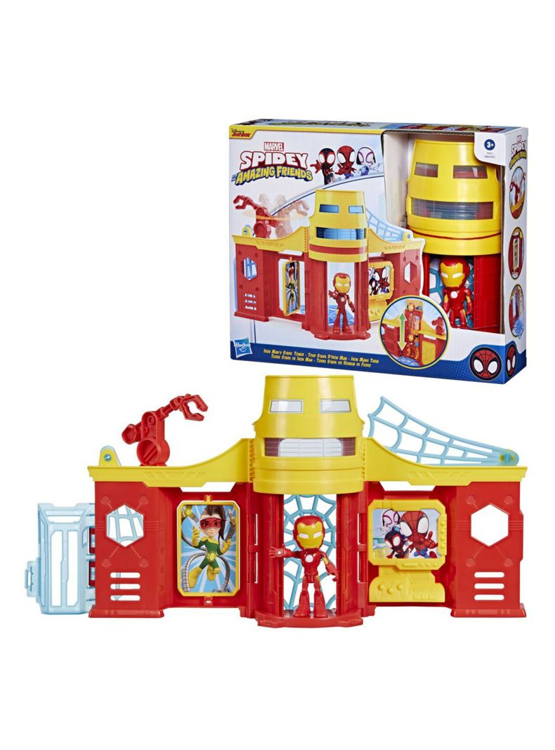 Set Figura de Acción Torre Stark Iron Man-1