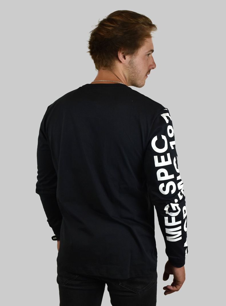 Polera Barge Print Manga-1