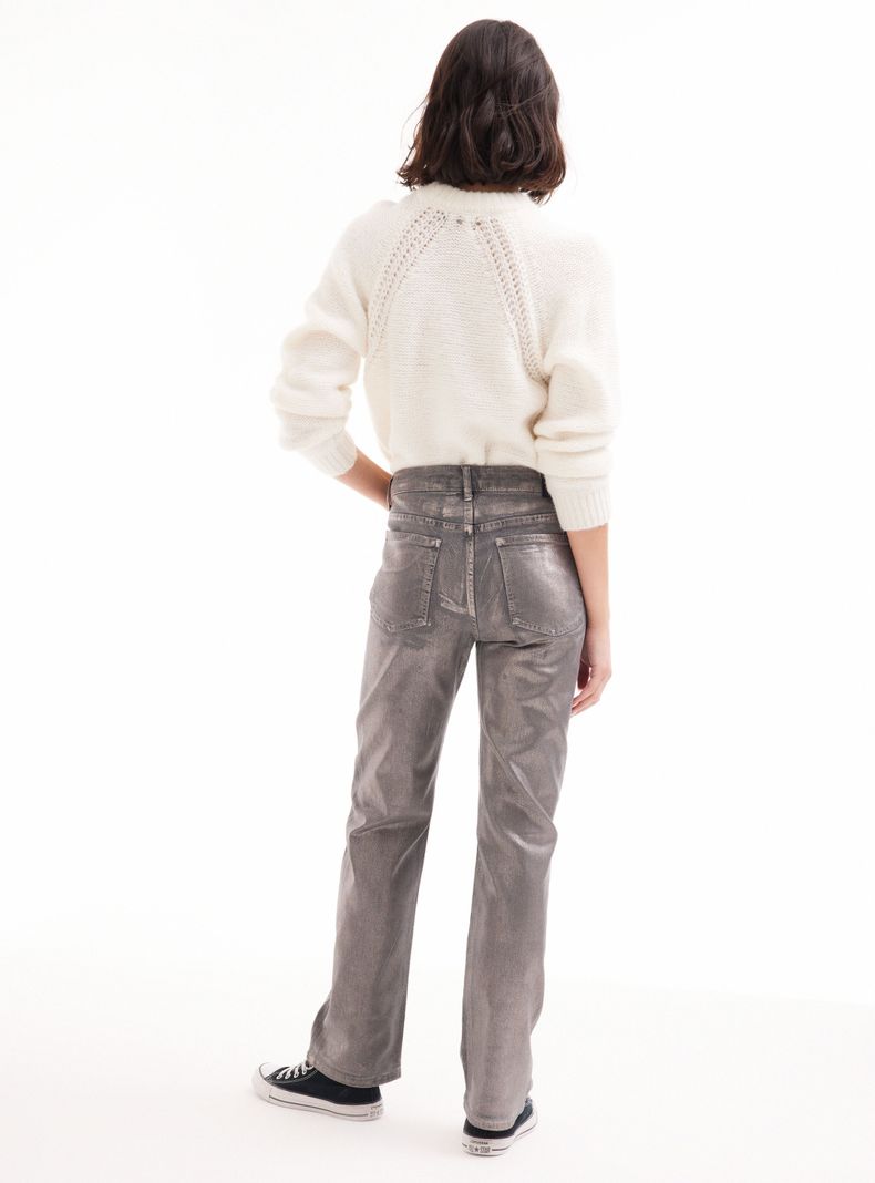 Jeans Recto Metalizado-5