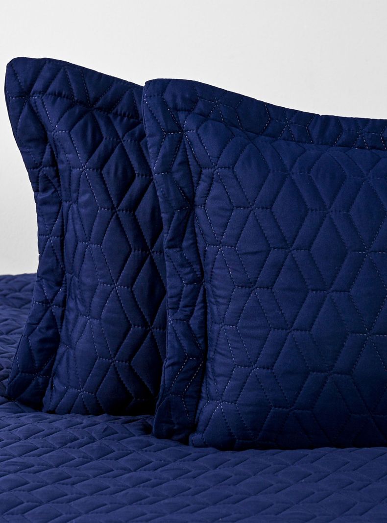 Quilt Azul Caribe 2 Plazas-2