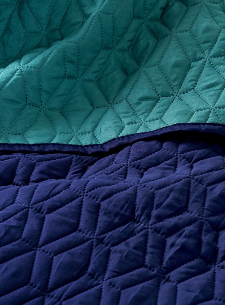 Quilt Azul Caribe 2 Plazas-3