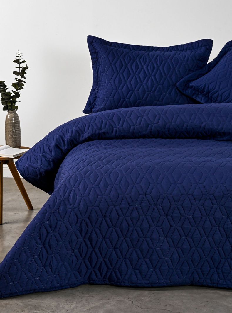 Quilt Azul Caribe 2 Plazas-0