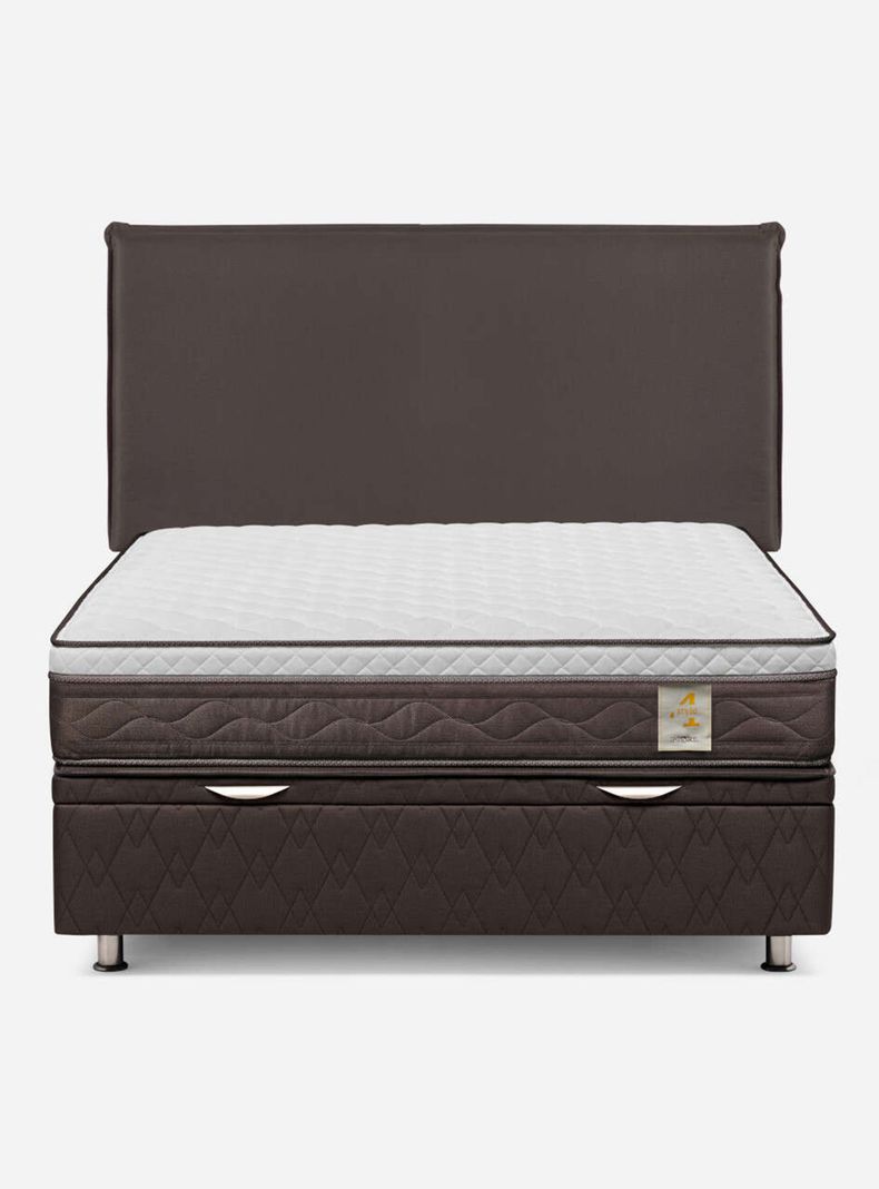 Boxet New Style 4 2 Plazas Base Dividida + Respaldo Maurice-0