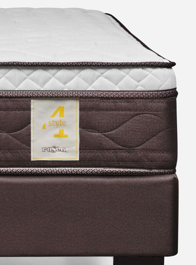 Cama Europea New style 4 1 Plaza + Respaldo Maurice-4