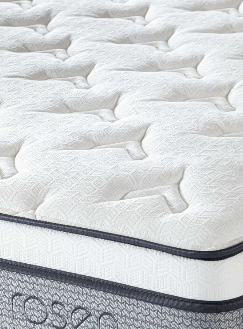 Cama Europea Indie 1 Plaza + Respaldo + Velador Issey-5