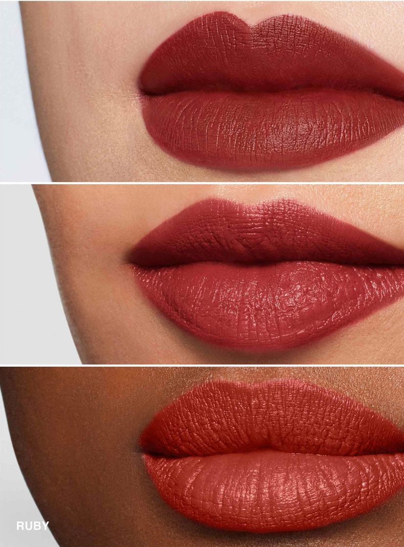 Labial Bobbi Brown Luxe Matte Lipstick Ruby 3.5g-2