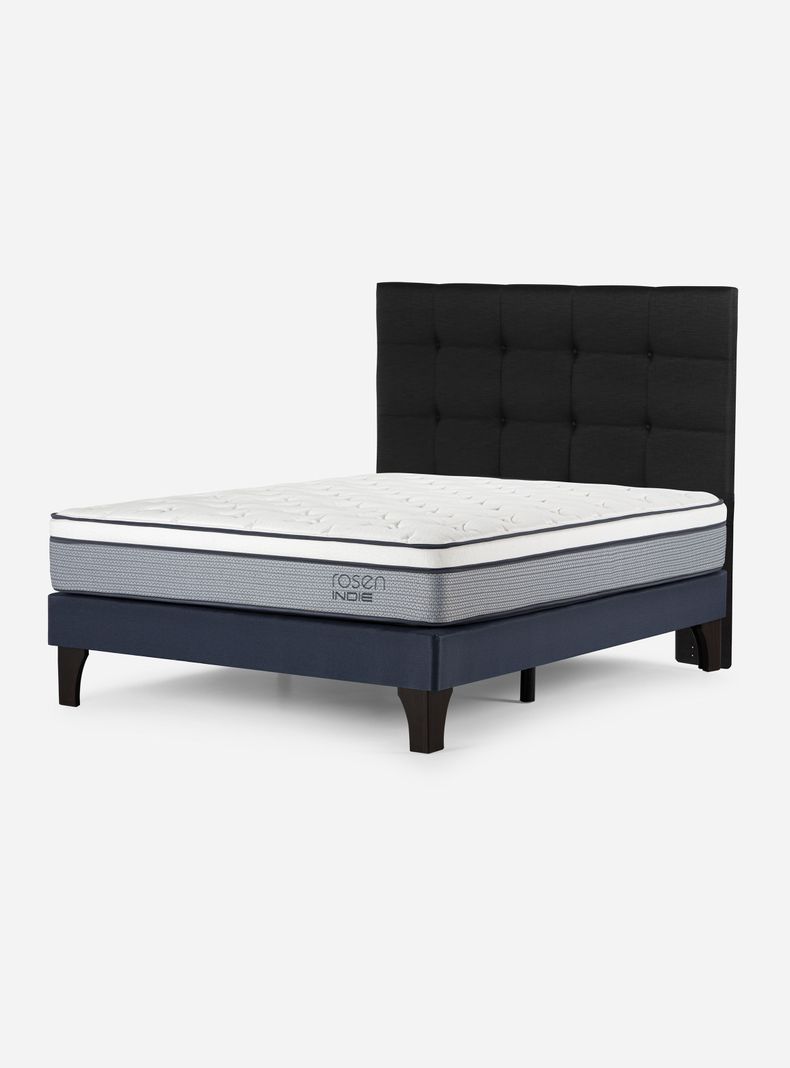 Cama Europea Indie 2 Plazas Respaldo-0