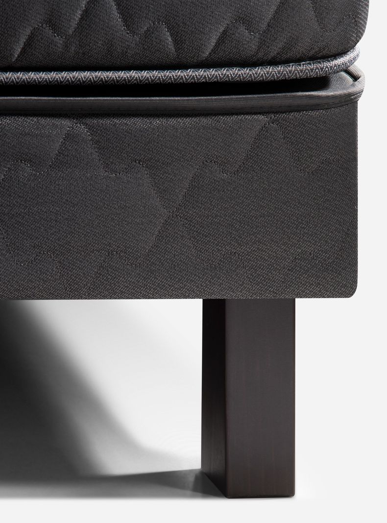 Cama Europea Wave 1 Plaza Tabor Grafito-5