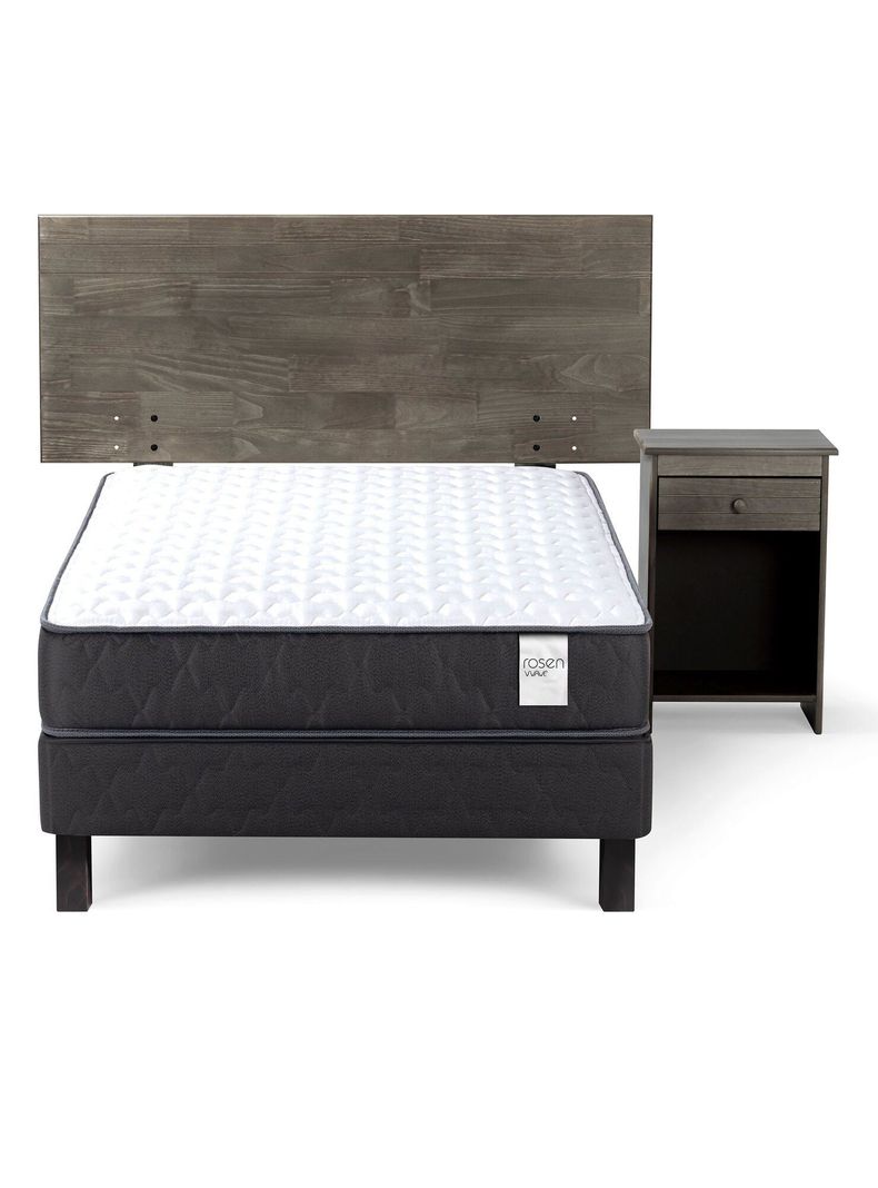 Cama Europea Wave 1 Plaza Tabor Grafito-1
