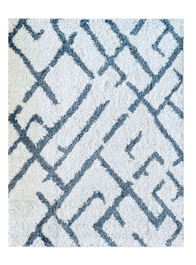 Alfombra Shaggy Gardenia 150 x 200 cm Snow-0