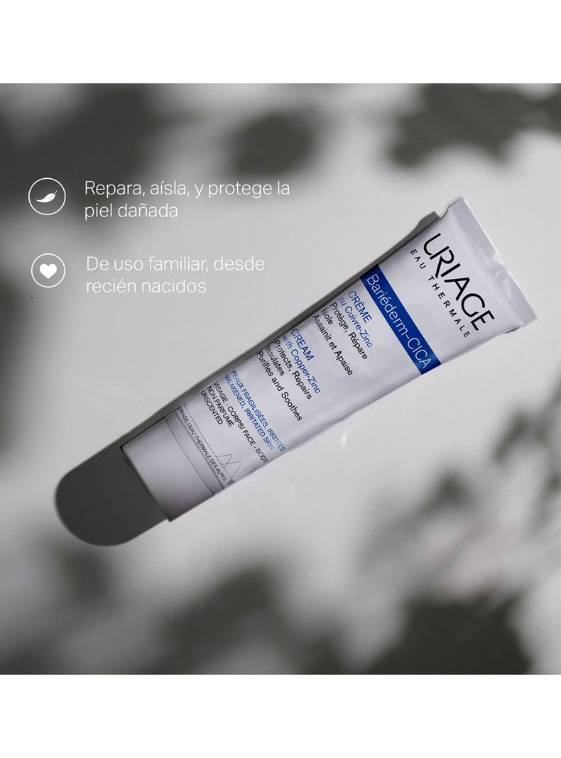 Crema Reparadora Uriage Bariéderm-CICA con Cobre y Zinc 100 ml-1
