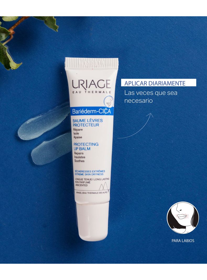 Bálsamo Labial Bariéderm-CICA Uriage Labios Reparador 15 ml-3